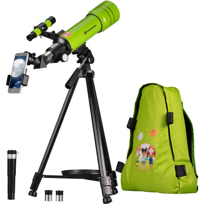 Телескоп Bresser Junior 70/400 Green з адаптером для смартфона + рюкзак (8850610B4K000) (930418) Винница - изображение 1