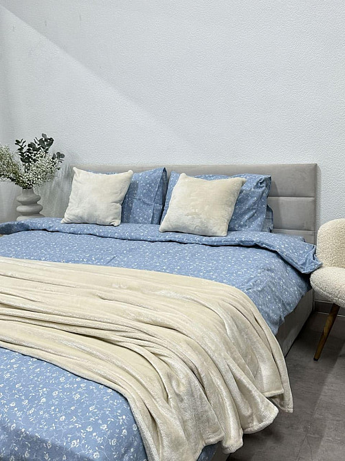 Ecotton Комплект постільної білизни Ecotton Євро двоспальний 210х220 см блакитний (250958) Київ - фото 4