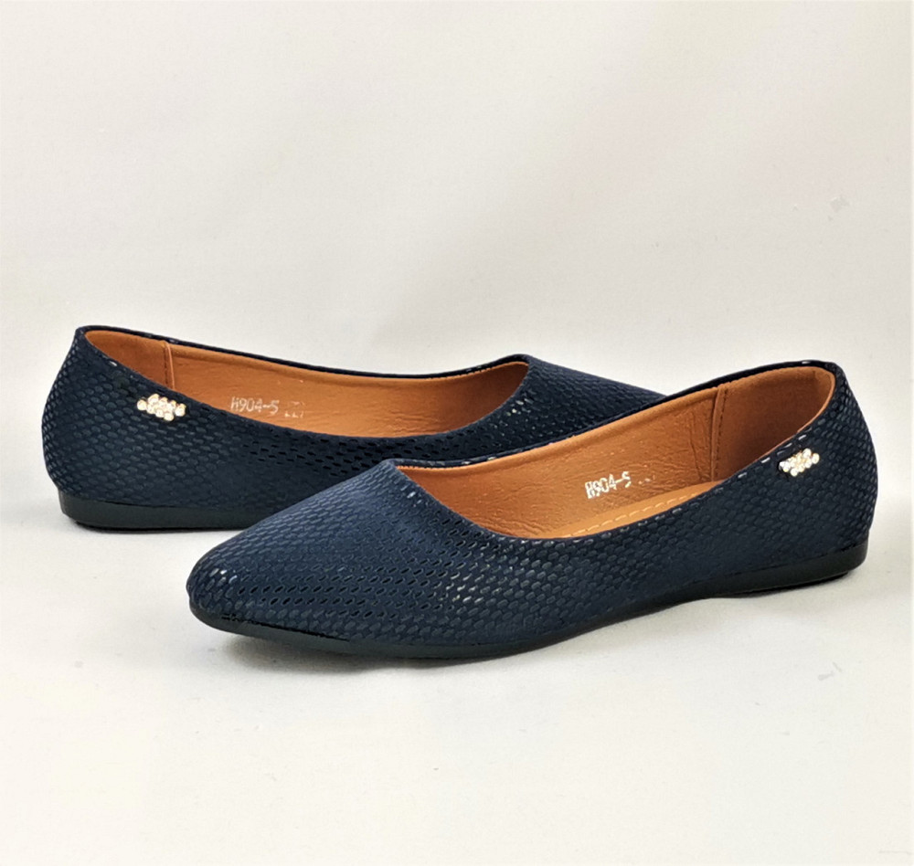 Женские Балетки Синие Мокасины Туфли (размеры: 36,38,39,40) - 04-5 Днепр - изображение 2