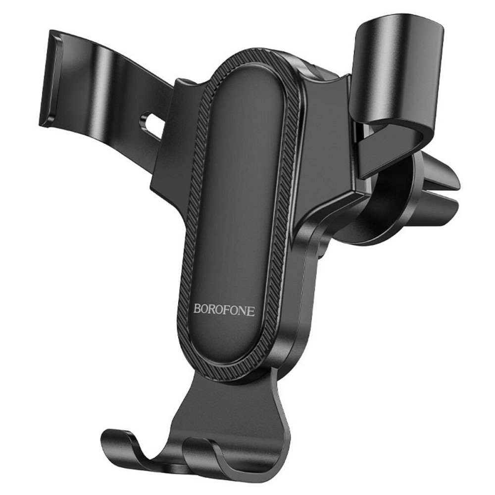 Тримач для мобільного BOROFONE BH74 Rock air outlet gravity car holder Black Киев - изображение 1