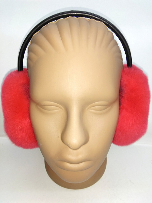 Наушники меховые женские из Rex Красный Харьков - изображение 2