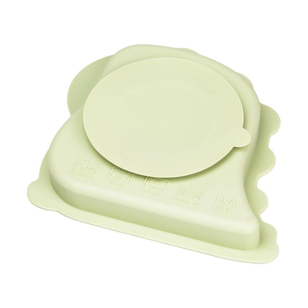 Детский набор силиконовой посуды 3 предмета зеленый HP34545G Киев - изображение 5