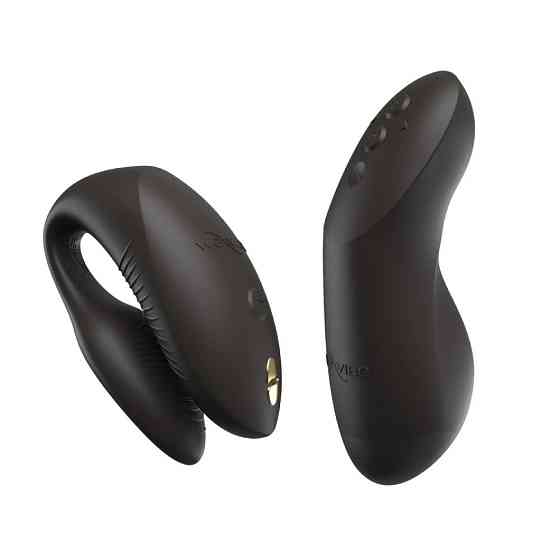 Вибратор для пар We-Vibe Chorus Pro Satin Blackс пультом и приложением, черный Sex Aura Киев