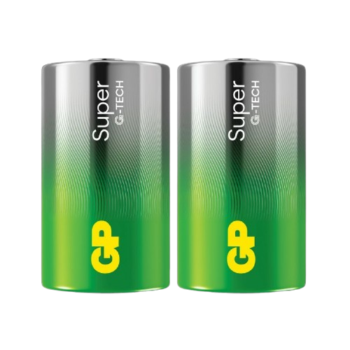 Батарейка лужна D/LR20 (пл-2шт) GP Super Житомир - изображение 1