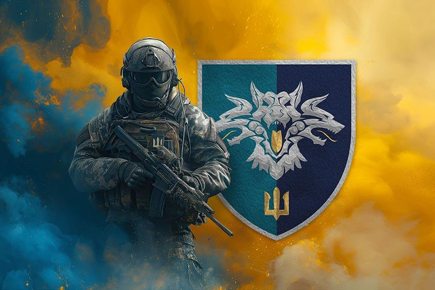 Прапор Воїн 38 ОБрМП 600х900 мм Київ - фото 1