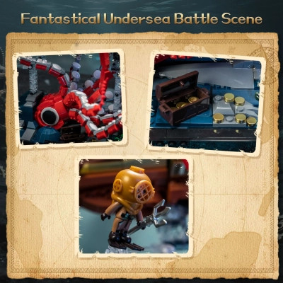 Конструктор Pantasy Steampunk- Наутілус (85029) Вінниця - фото 6