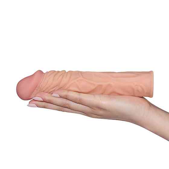 Насадка на член - Pleasure X-Tender Penis Sleeve Add 2" Flesh Sex Aura Київ