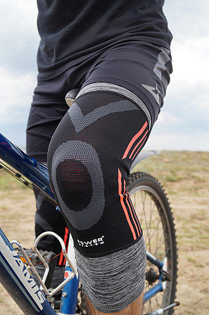 Наколінники Power System PS-6021 Knee Support Evo Black/Orange (пара) XL Кам'янське - фото 3