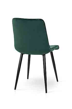 Стілець Віллі чорний /велюр зелений Київ