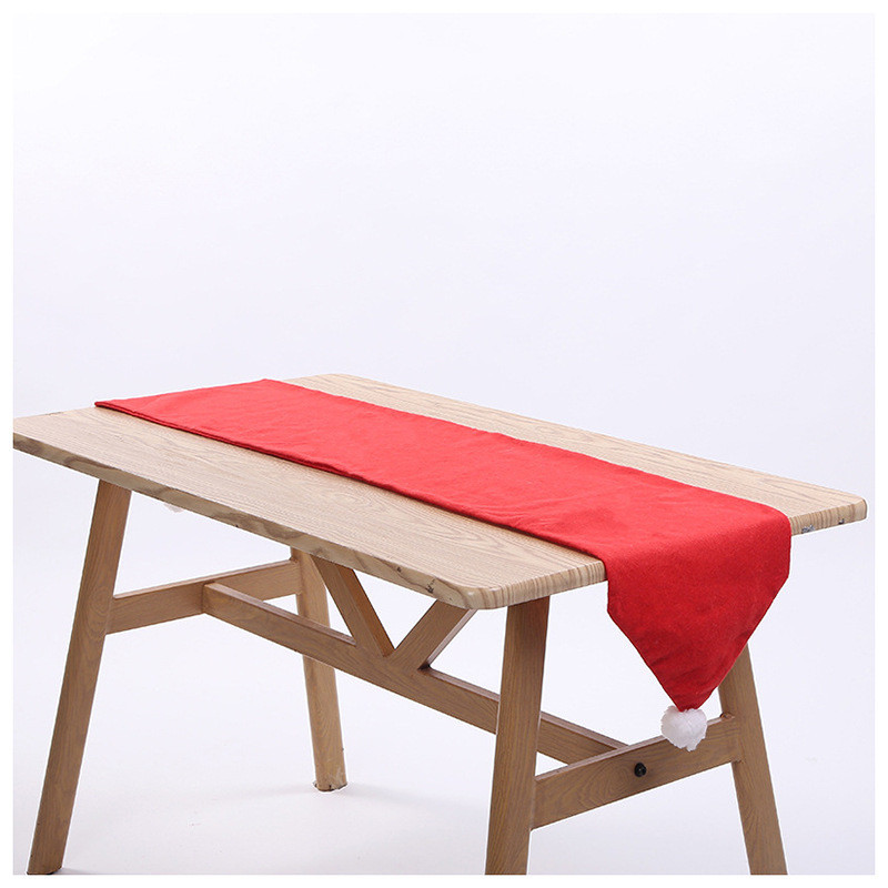 Новогодняя скатерть узкая 170 на 35 см красно-белый Киев - изображение 9