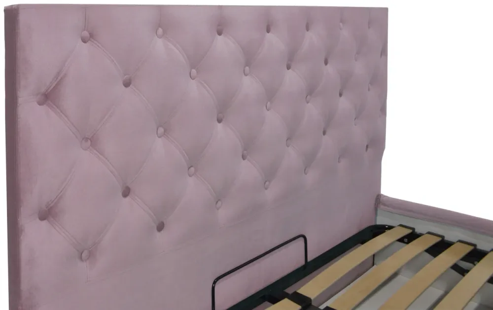 Кровать Двуспальная Coventry VIP 160 х 200 см Missoni 021 С дополнительной металлической цельносварной рамой Темно-розовый Киев - изображение 3