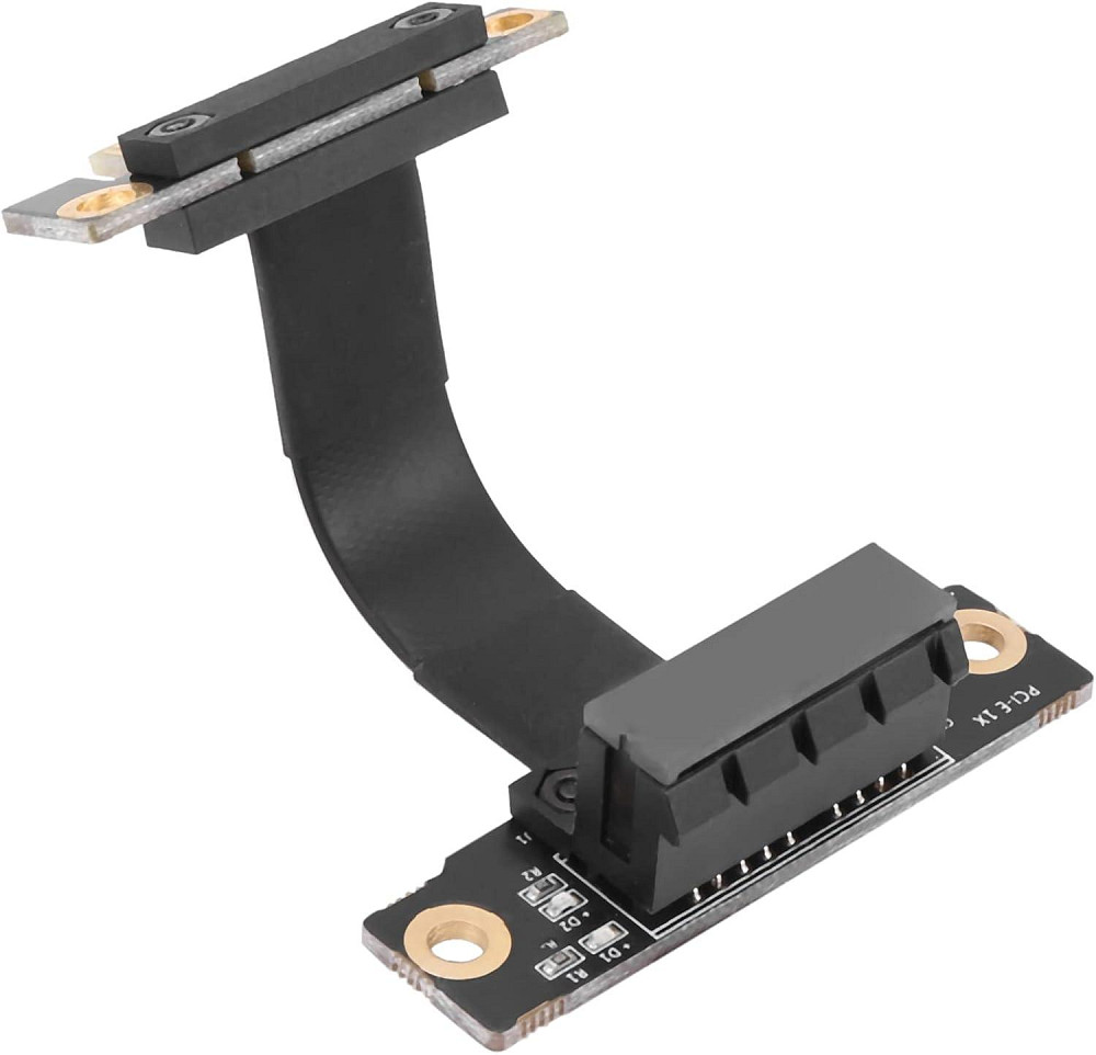 Кабель-подовжувач PCIe X1 з двома 90-градусними кутовими роз'ємами 5cм Луцьк - фото 3