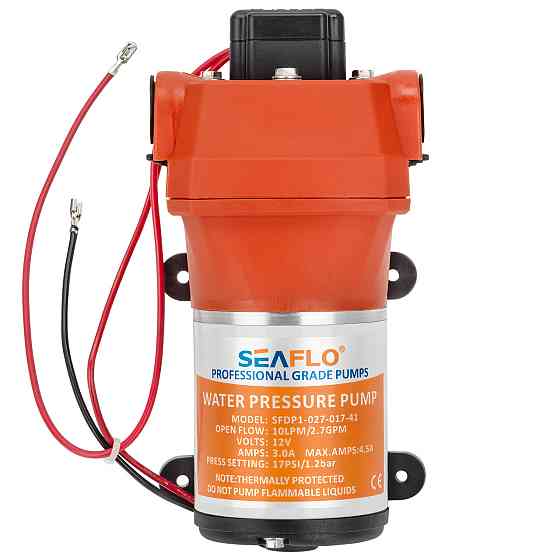Автоматична діафрагмова помпа SEAFLO SFDP1-027-017-41 10 л/год 12 В Київ