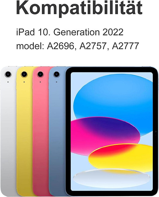 Чохол клавіатура для iPad A16 2025/iPad 10-го покоління (2022) A2696 / A2757 / A2777 із замінною батарейкою Дніпро - фото 2