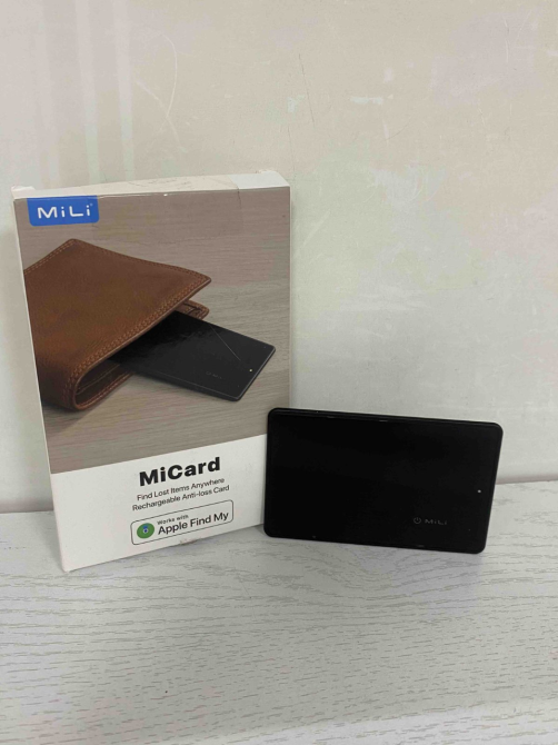 Б/У Смарт-карта трекер MILI MiCard для Apple Find My, NFC, аккумуляторная, ультратонкая 2,6 мм, IP65, черная Киев - изображение 8