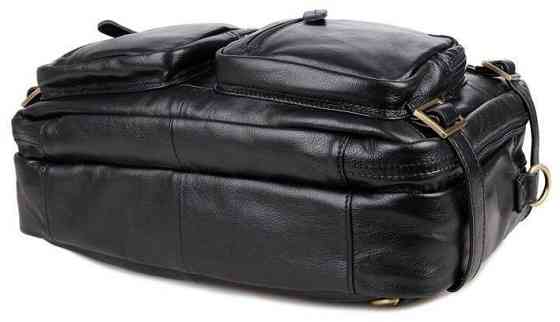 Сумка чоловіча трансформер Чорна (Vintage) Київ