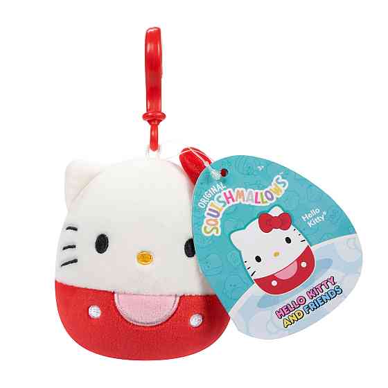 М'яка іграшка на кліпсі Squishmallows - Хелоу Кітті (9 cm) Дніпро
