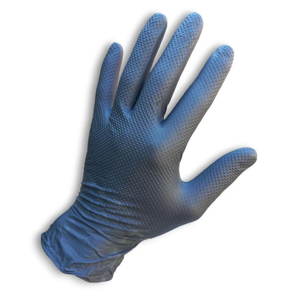 Нитриловые перчатки Mercator Gogrip размер L черные уп/25 пар M Харків - фото 1