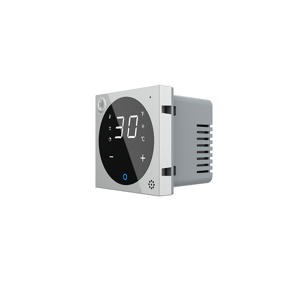 Розумний Wi-Fi терморегулятор (термостат) сенсорний програмований для водяної теплої підлоги LIVOLO, сірий, модуль без рамки (VL-FCQ1Z2-2IP) Коломия - фото 7