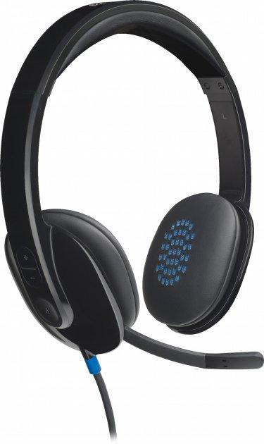 Гарнітура Logitech H540 USB (981-000480) Чорний Харків - фото 4