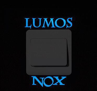 Фосфорная наклейка Lumox Nox 10 на 4 см голубой Киев - изображение 1