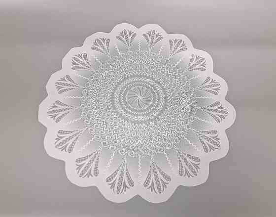 Серветка для квітів діаметром 50 см з рис, 100 шт No 333 (3) (100 шт.) Харків