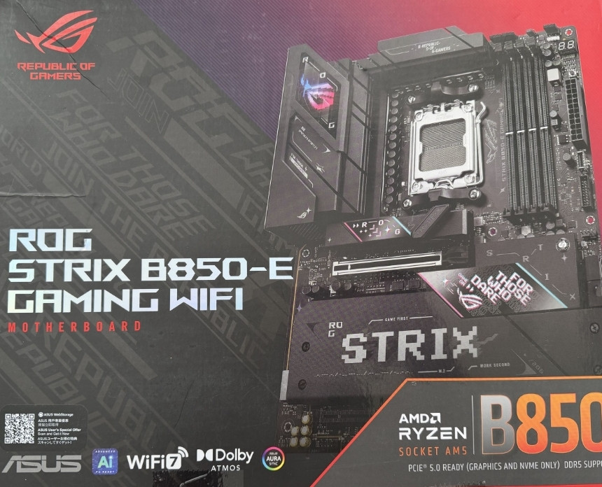 Asus rog strix B850-E gaming wifi новая. Харків - фото 4