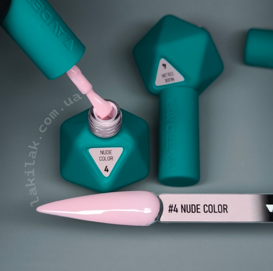 Гель-лак Victoria Avdeeva Nude Color №4 (приглушений рожевий) 12 мл HEMA & TPO FREE Херсон