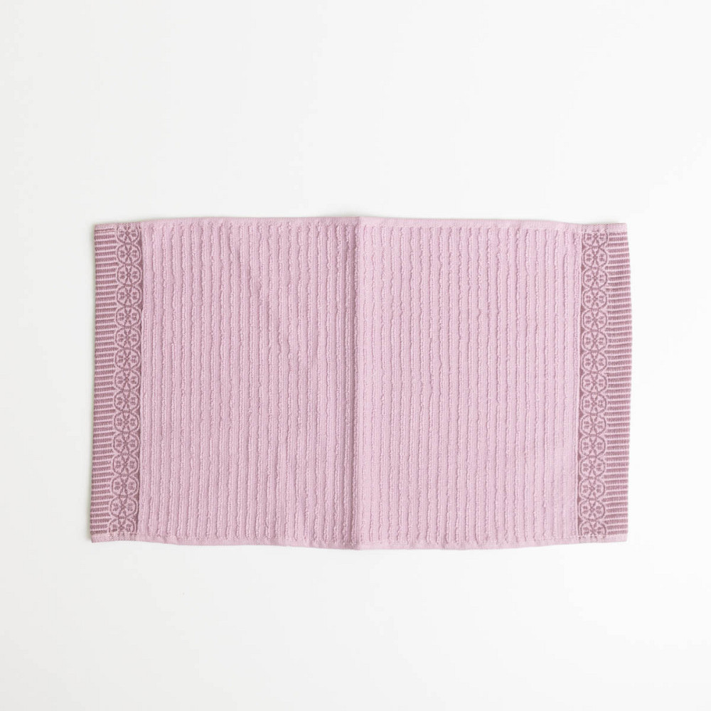 Махровий кухонний рушник з бордюром 30х50 см 400г/м2 GM Textile (Пудра) Суми - фото 3