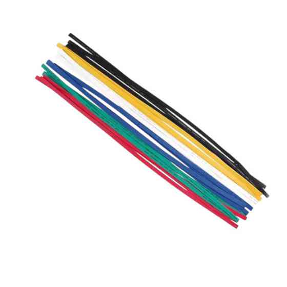 Кембрик термоусадочный 100см, d=10 АССОРТИ упак 20шт Мукачево