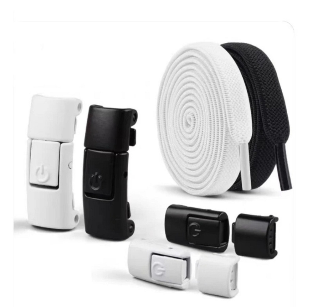 Эластичные шнурки без завязок с металлическими застежками 2 пары Смела - изображение 4