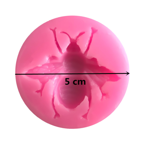 Формочка силиконовая Пчела 50 мм розовый Киев