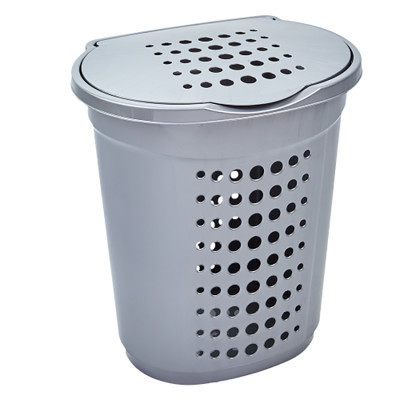 Корзина для белья Алеана Овальная Серая 60 л (алн 122053/сірий) Винница - изображение 1