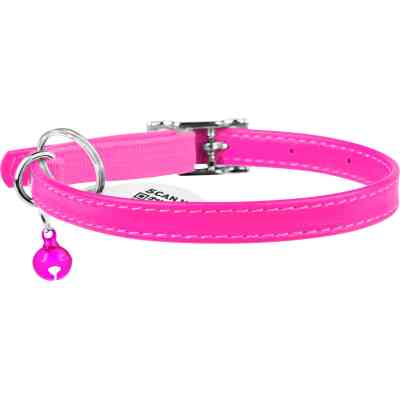 Ошейник для животных WAUDOG Glamour с QR паспортом Д 22-30 см розовый (32487) Винница