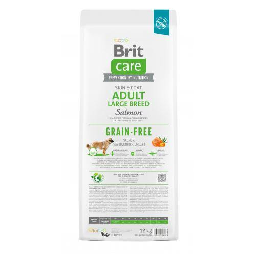 Сухий корм Brit Care Dog Grain-free Adult Large Breed для собак великих порід, беззерновий з лососем, 12 кг Київ - фото 5