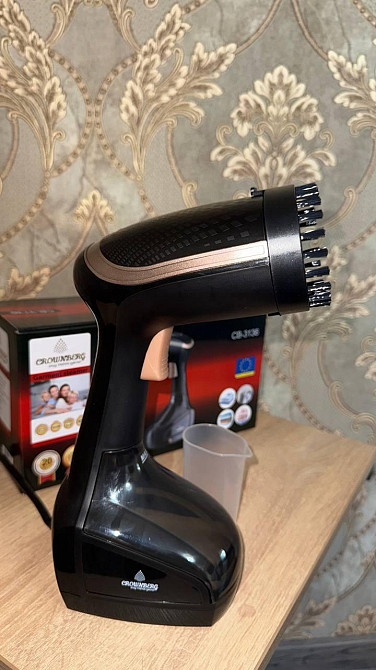 Ручний відпарювач Crownberg CB-3136 для одягу, вертикальний, портативний, з насадками Одеса - фото 6