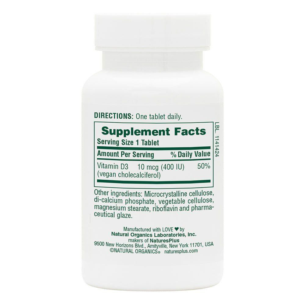 Вітамін Д3 Nature's Plus Vitamin D 400 МЕ 90 таб Київ - фото 4