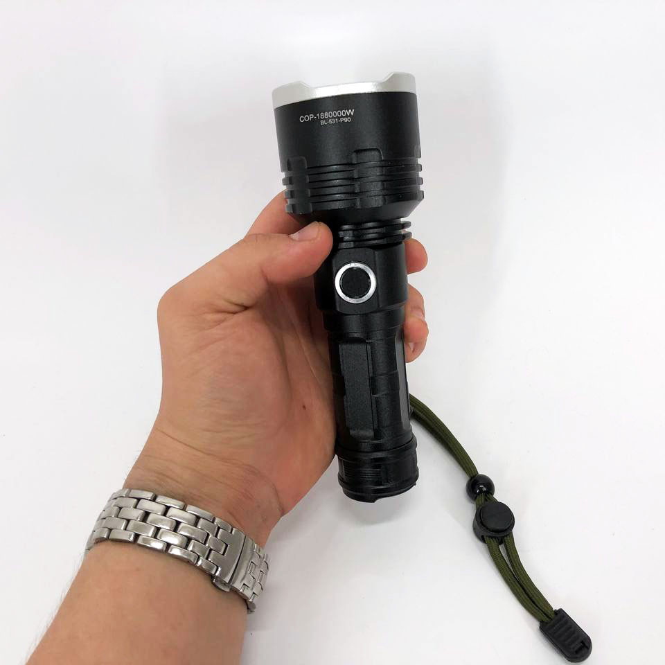 Лед фонарь мощный на улицу X-Balog BL-531-P90, Ручной аварийный фонарь, Сильный фонарик SY-58 Львов - изображение 16