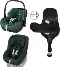 Автокрісло Maxi-Cosi Zestaw PRO Wysuwany do 4 lat  Green Pebble 360 Pro 2 Pearl 360 Pro FamilyFix 360 PRO Київ