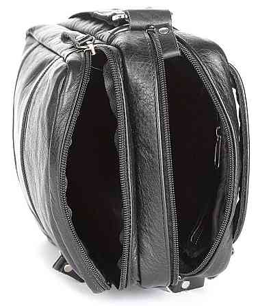 Сумка чоловіча шкіряна Чорна (SHVIGEL) Київ