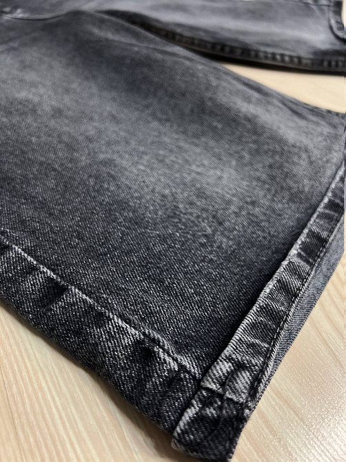 Шорти жіночі джинсові Mikaletta 13124 бермуди з підворотом чорні, чорний, 30, 30, 82 см, 106 см Київ - фото 13