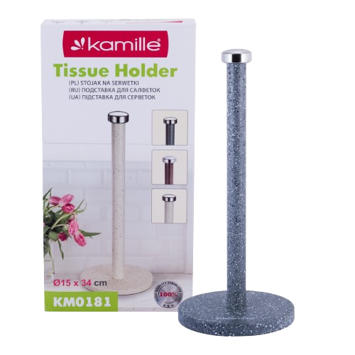 Тримач для паперових рушників d15*34см нержавіюча сталь Besser Житомир - фото 6