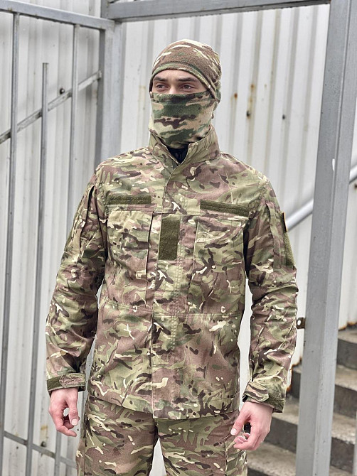 Мужской тактический костюм летний военный, комплект куртка мультикам + штаны, тактическая форма зсу Одесса - изображение 3