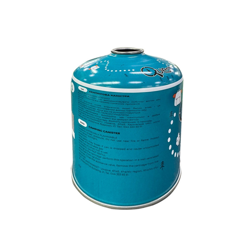 Набор из 12 шт газовых баллонов резьбовых бутановых Quest, 450гр Киев - изображение 3