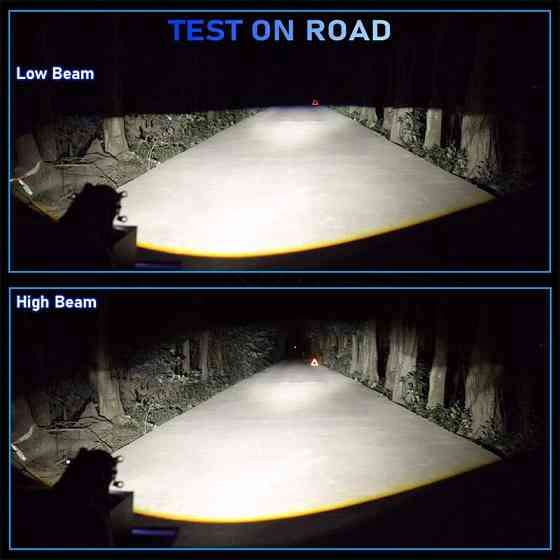 Туманки 2.0" Bi-LED Fog Projector Lens 6000K For Toyota Corolla Sienna C-HR Fortuner Харків