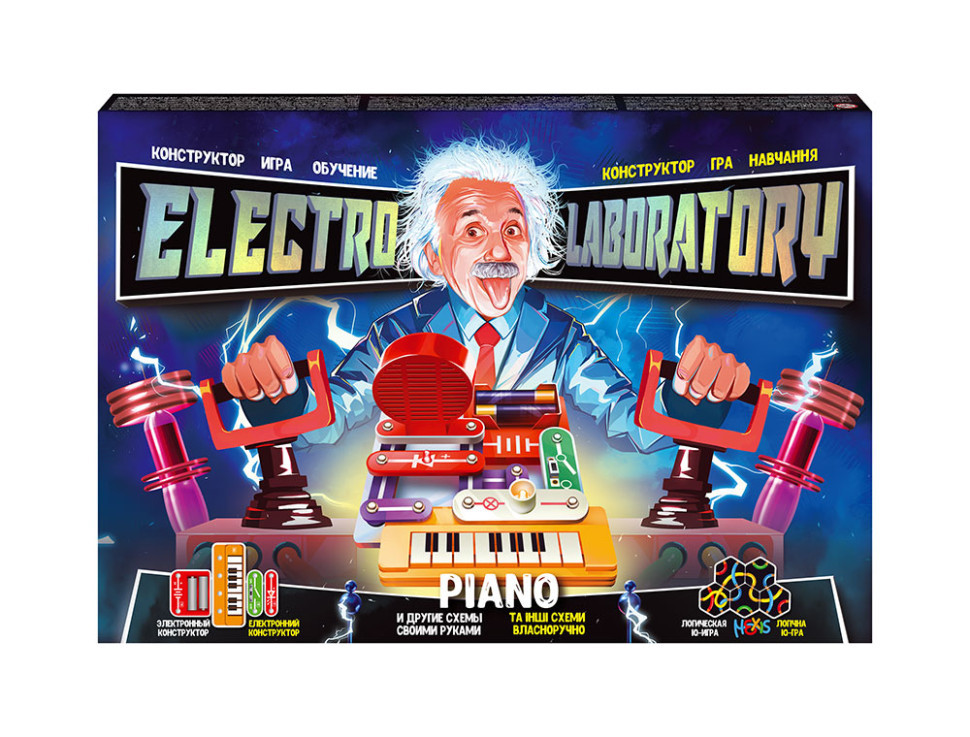 Електронний конструктор "Electro Laboratory. Radio+Piano" Danko Toys ELab-01-03  Piano Вінниця - фото 1