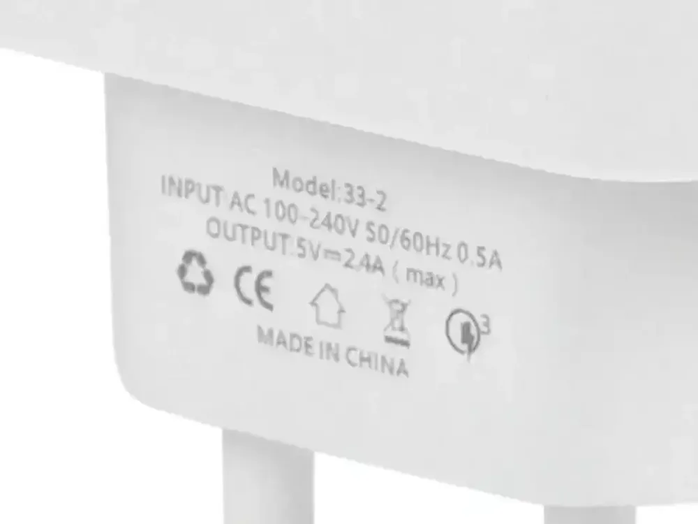 Зарядний пристрій 33-2 220В USBx1 2,4А QC3.0 – швидка та надійна зарядка для смартфонів, планшетів і гаджетів Одеса - фото 6