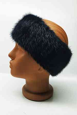 Норкова пов'язка на голову жіноча Чорний Харків