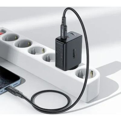Зарядное устройство Acefast 2xUSB 50W (USB-C+USB-C) Gan A29 Fast Charger Black (6974316281443) Винница - изображение 6