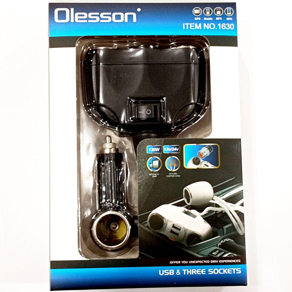 Розгалужувач прикурювача Olesson 1630 Дніпро - фото 2